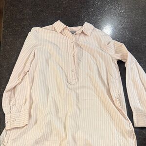 Striped Button-Up Shirt